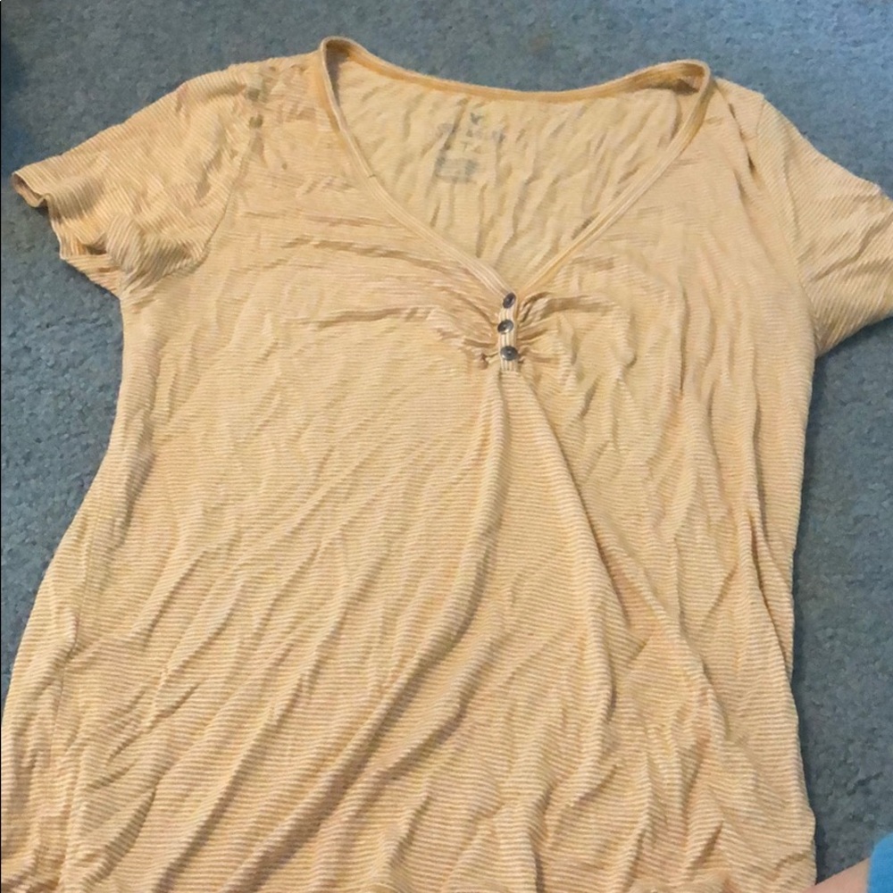 cropped stripped tee shirt